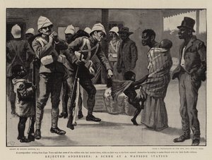 Indirizzi respinti, una scena a una stazione di sosta da Gordon Frederick Browne